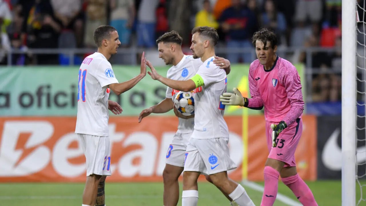 FCSB învinge pe Inter Club d'Escaldes în prima manșă din turul 1 preliminar al Ligii Campionilor
