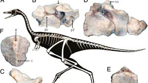 Dinozaur de mărimea papagalului descoperit în China