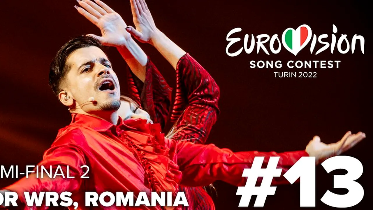 ROMÂNIA S-A CALIFICAT! Cu ce piesă a intrat artistul Wrs în FINALA EUROVISION 2022