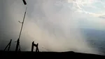 Imagini incredibile cu mai multe avioane răsturnate de furtună pe pista unui aeroport din Italia