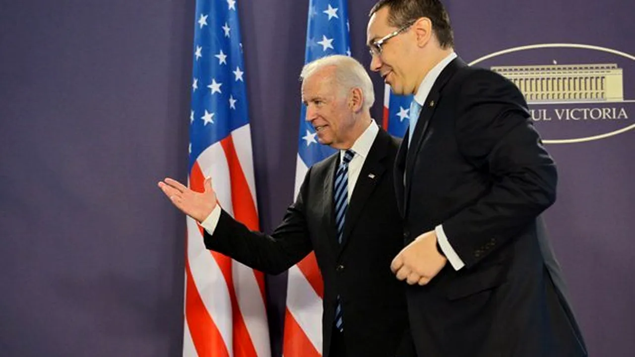 Biden i s-a adresat lui Ponta, la final, cu apelativul 