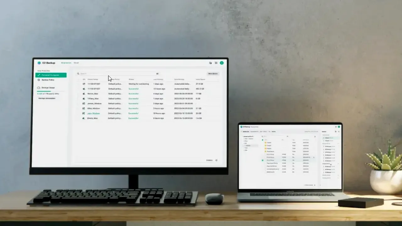 Synology® C2 Backup oferă protecţie pentru sistemele Mac şi OneDrive