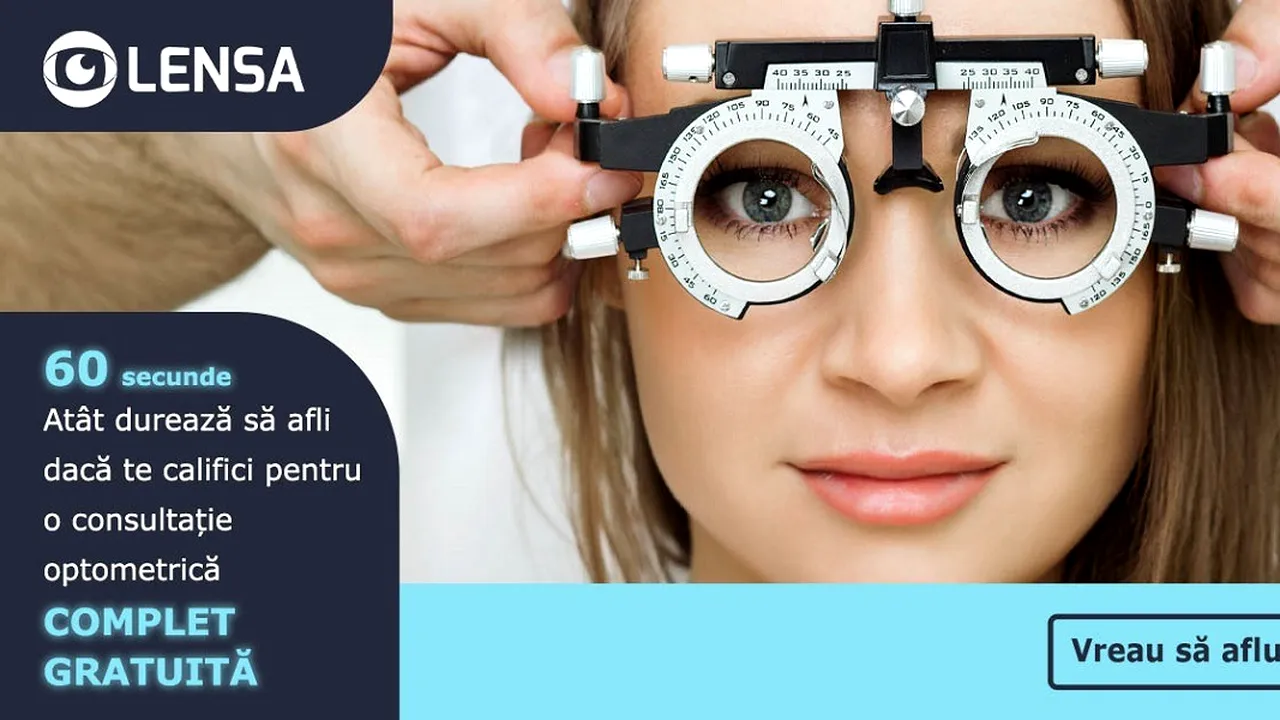 Aniversarea Lensa: REDUCERI de 90% şi Consultaţii oftalmologice GRATUITE