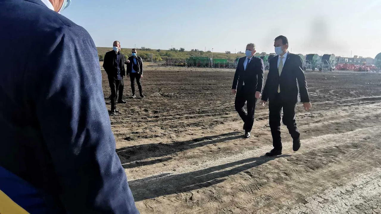 Orban, în vizită la Galaţi. A semnat contractul pentru Centura Mare a oraşului