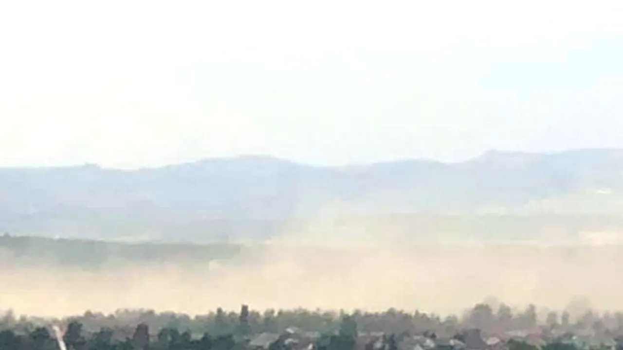 Avertisment în Maramureș. Praful de steril, purtat de vânt spre Baia Mare