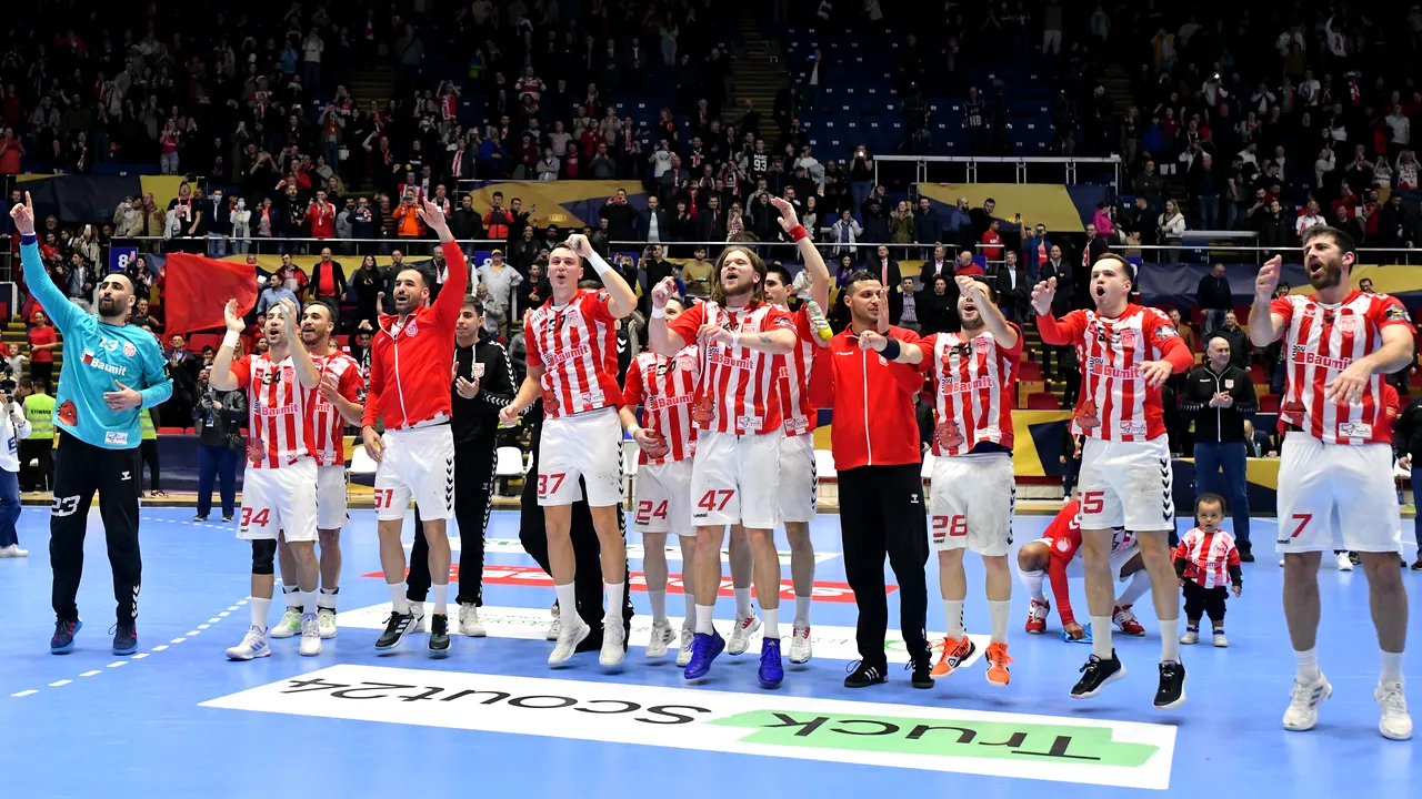 Dinamo Bucureşti, victorie de moral în Liga Campionilor la handbal masculin
