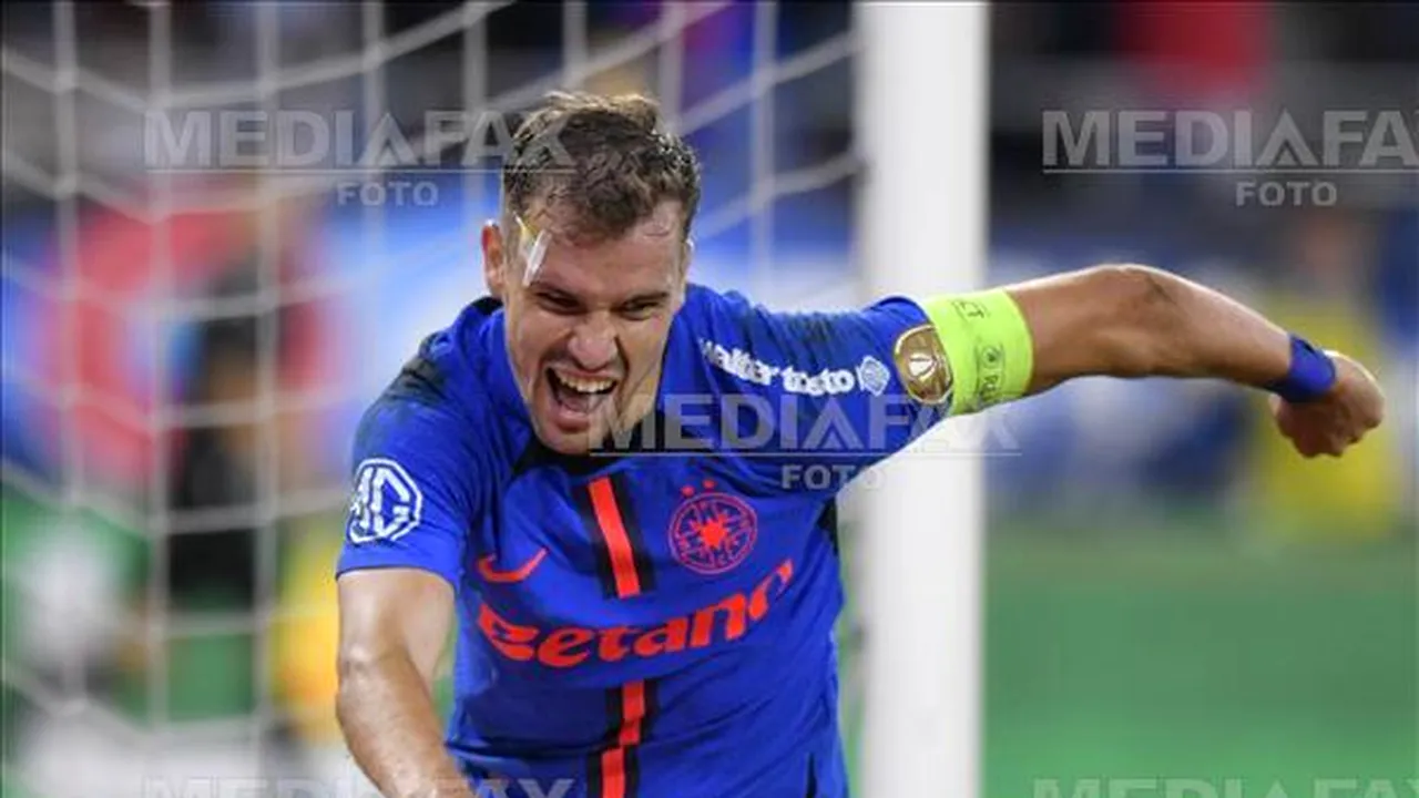 Liga Europa: FCSB - Olympiacos. Campioana României a obţinut un punct în 10 oameni