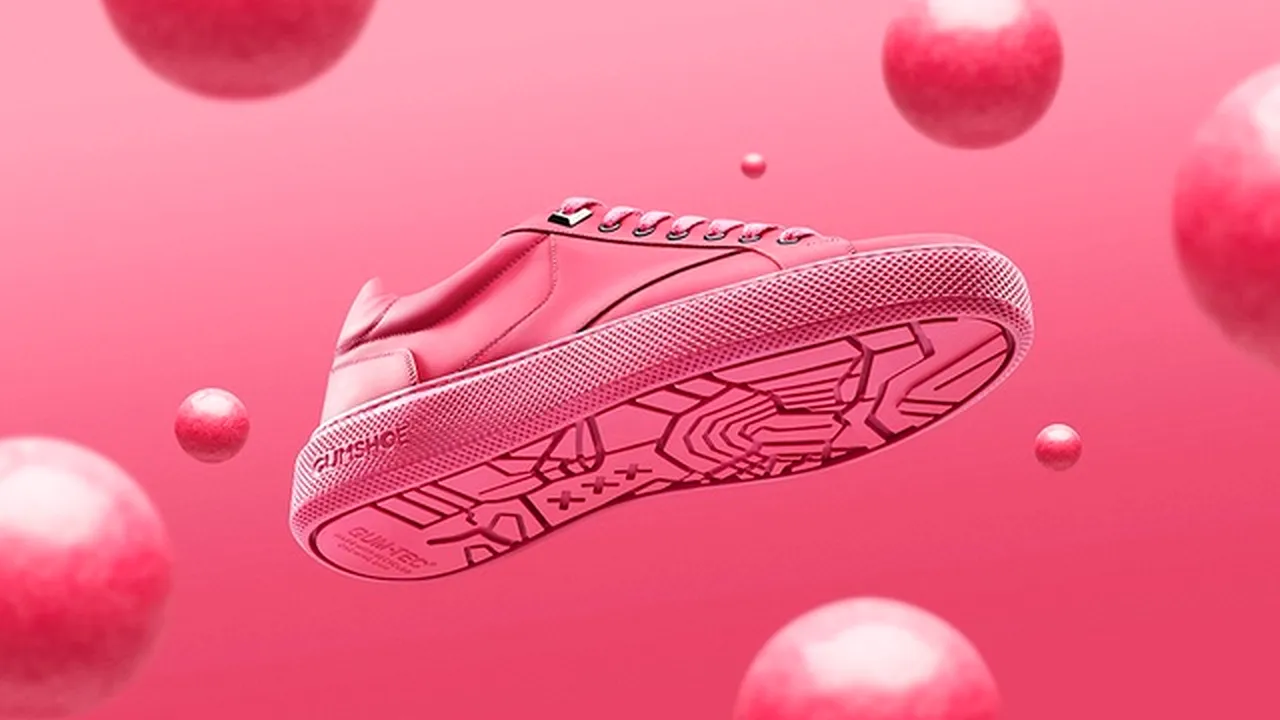 Pantofii sport realizaţi din gumă de mestecat sunt disponibili acum
