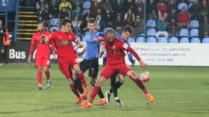 Dinamo învinge cu 2-1, în deplasare, Viitorul în play-off-ul Ligii 1