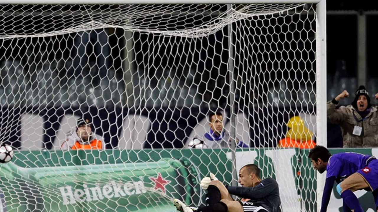 Mutu a marcat un gol pentru Fiorentina