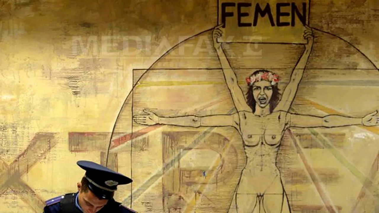 Mişcarea Femen îşi închide biroul din Kiev - FOTO