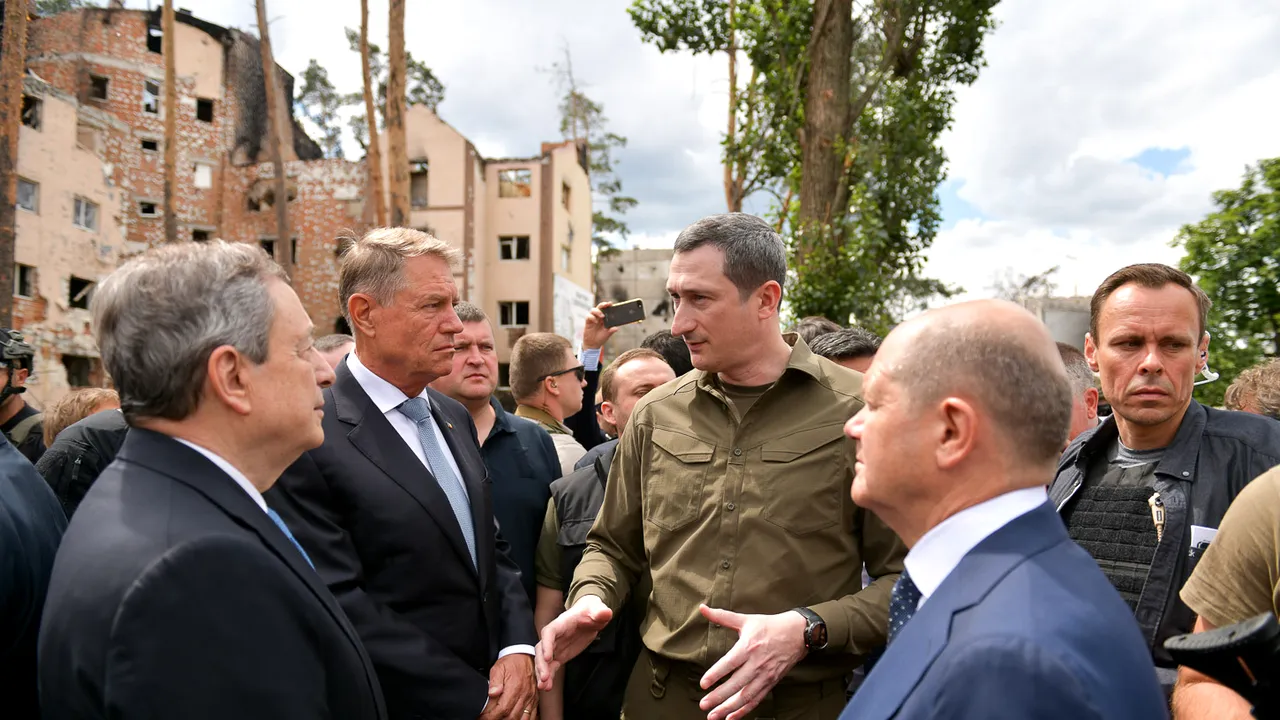 Iohannis: Să îi ajutăm pe prietenii ucraineni să clădească un nou viitor