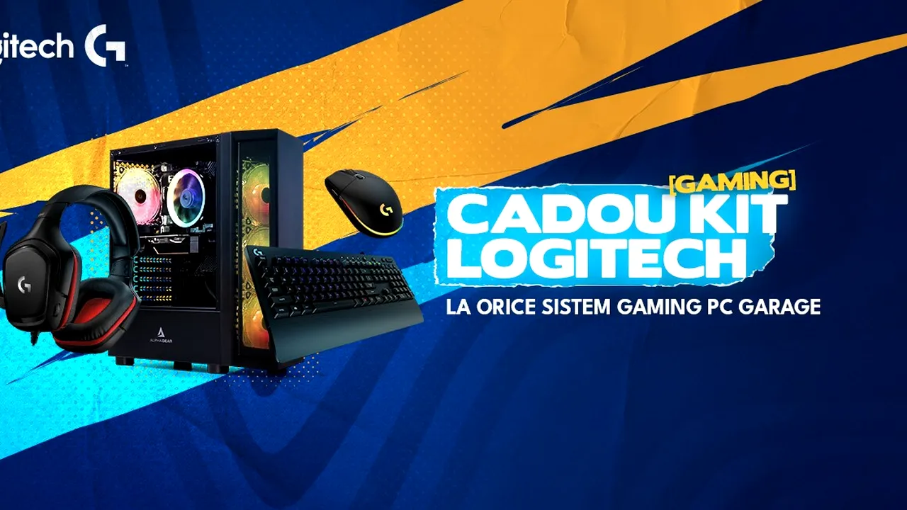 PC Garage te echipează cu periferice de gaming Logitech