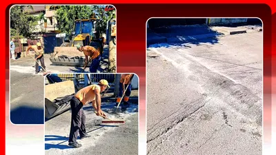 SOCIAL Un clujean și-a construit singur un limitator de viteză pe stradă. Autoritățile au demolat construcția, iar poliția îl caută pe autor