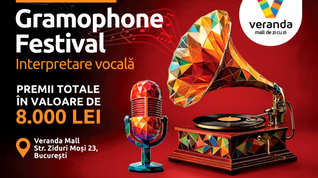 La Veranda Mall, muzica prinde viață. Festivalul Gramophone revine cu o nouă ediție dedicată tinerelor talente muzicale și oferă publicului un spectacol inedit