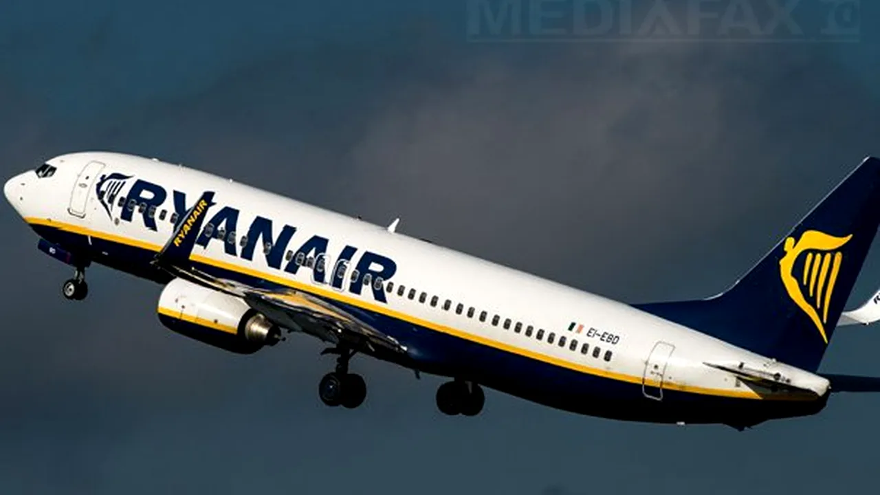 Ryanair şi-a majorat ţinta de profit pe 2015 cu 26%. Acţiunile companiei cresc cu 10%