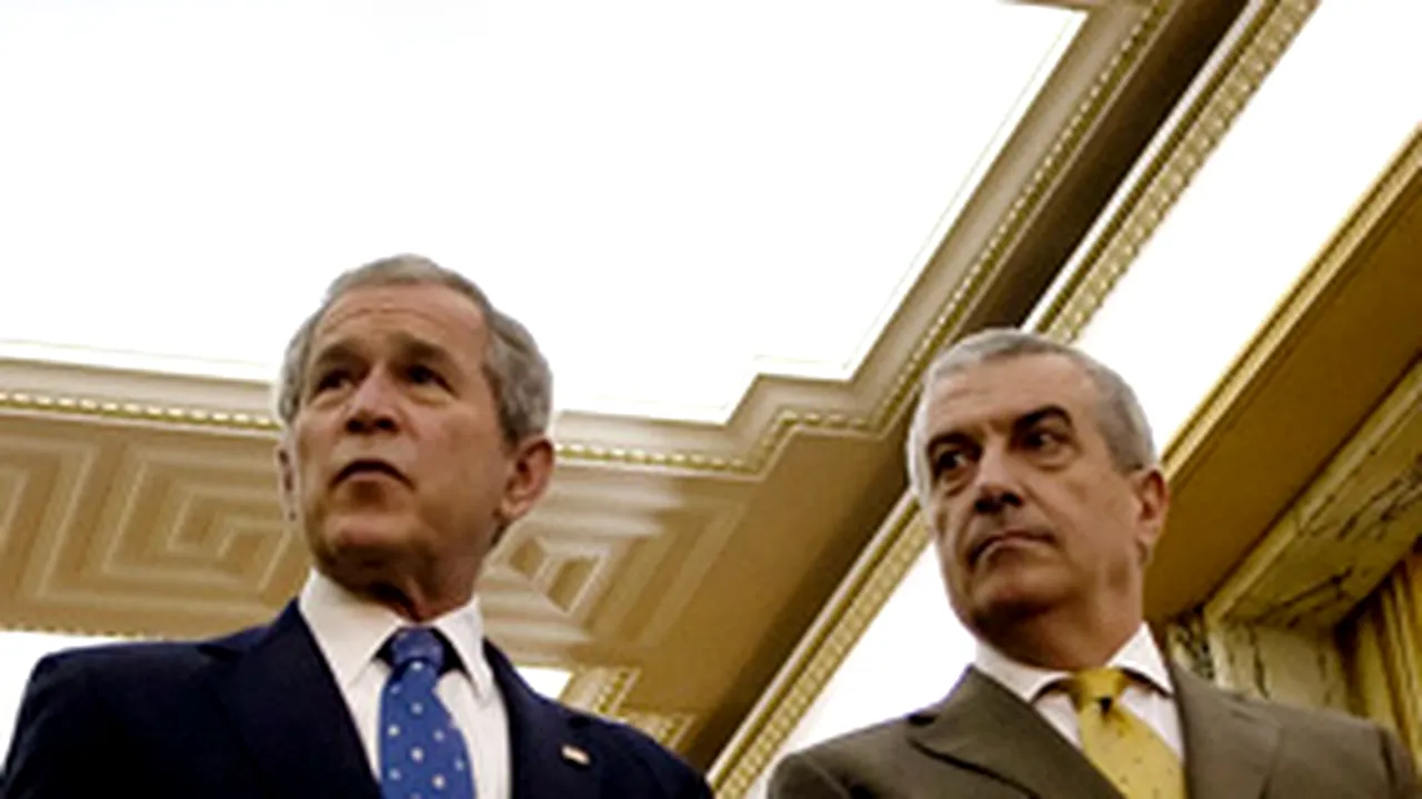 Bush îl invidiază pe Tăriceanu pentru cota unică