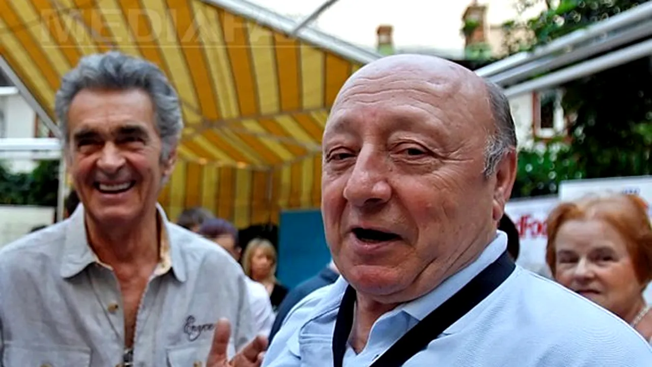Stelele actorilor Iurie Darie şi Marin Moraru, dezvelite în prezenţa prietenilor şi a familiilor