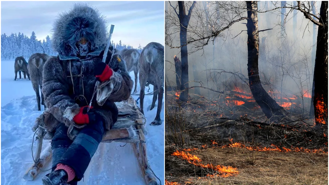Temperaturi record şi incendii extinse la Cercul Arctic. Ce spun experţii despre maximul termic atins: Ar trebui să fim îngrijoraţi?