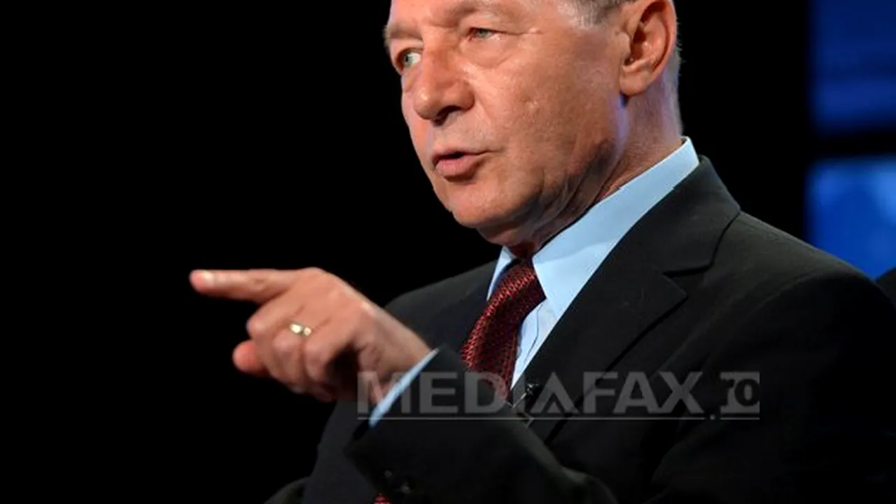 Mesaj dur transmis de Băsescu 