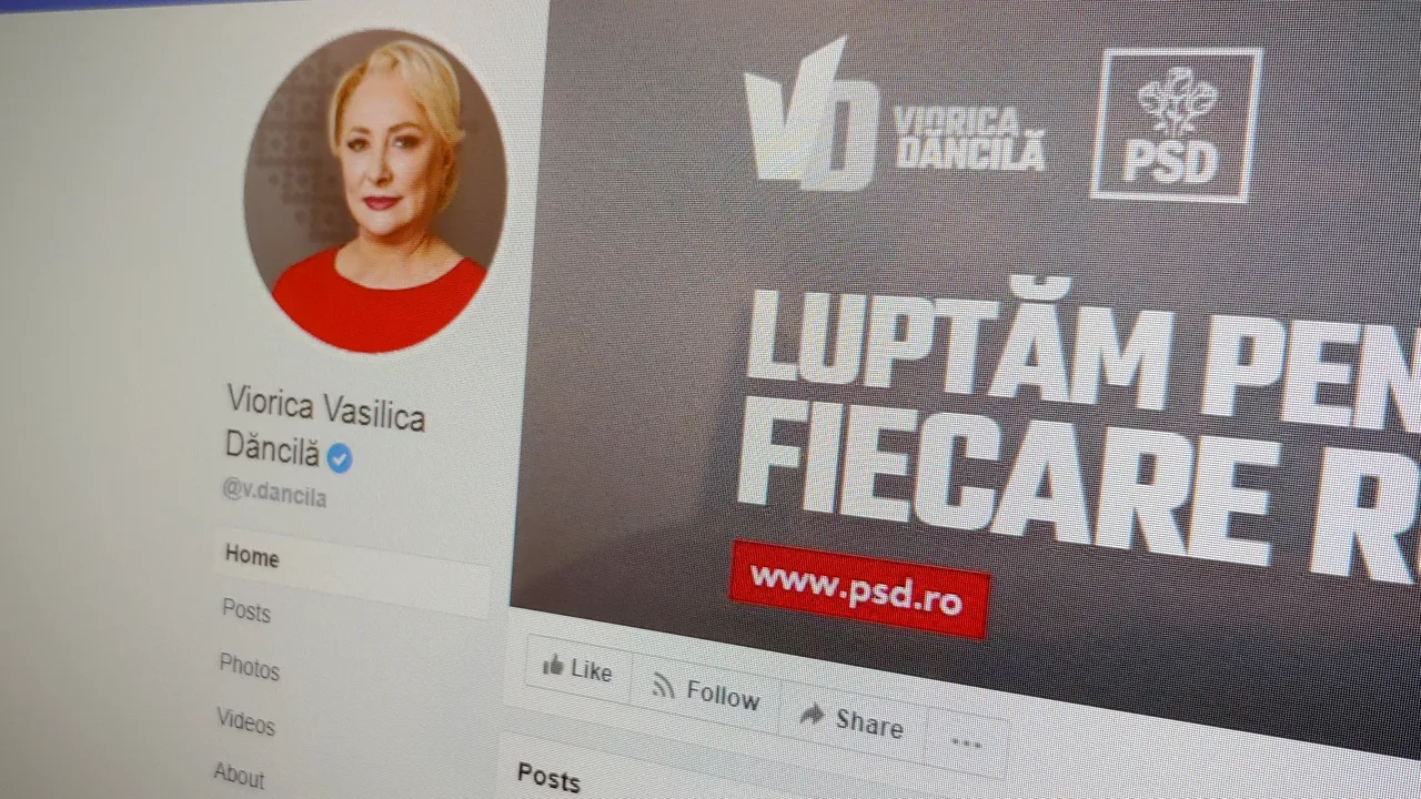 Viorica Dăncilă şi-a modificat numele pe Facebook. Ce adăugire a făcut preşedintele PSD
