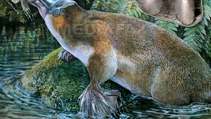Fosila unui ornitorinc uriaş, descoperită în Australia