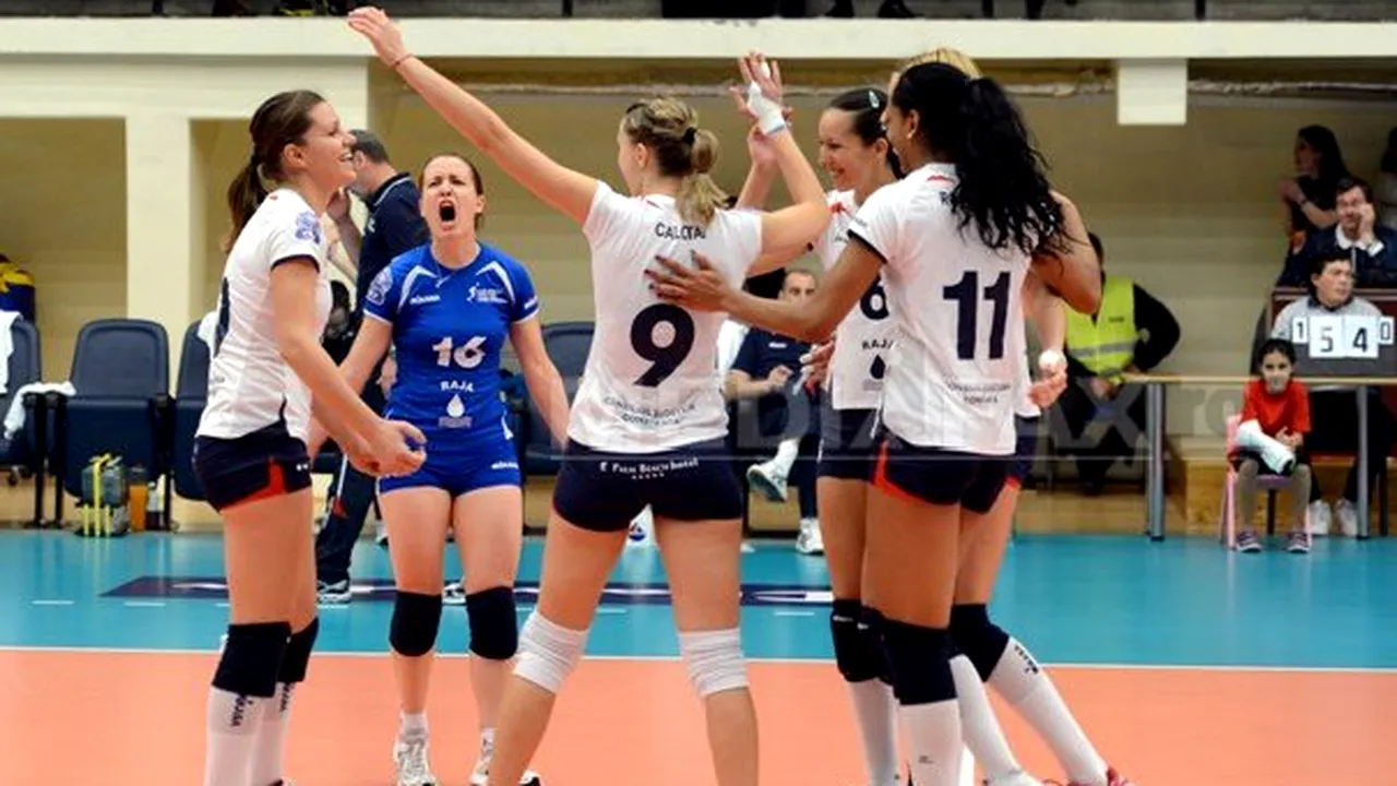Echipa Tomis Constanţa, la a doua victorie în Liga Campionilor la volei feminin. Dinamo Bucureşti a înregistrat o nouă înfrangere
