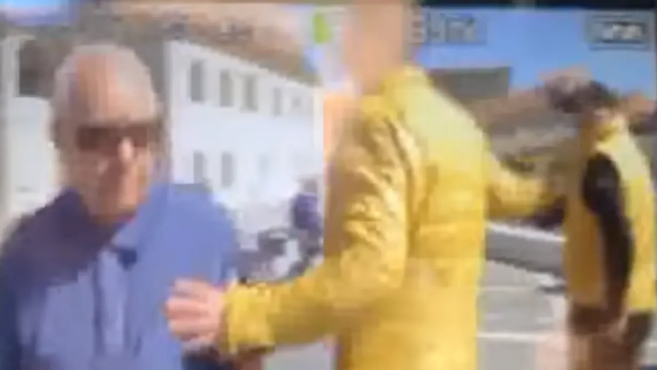 VIDEO Miting pro-PSD în Braşov: Bătaie între doi bărbaţi, iar la final doar UNUL a fost dus la duba jandarmilor 