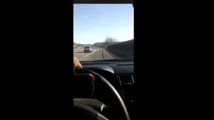 VIDEO | Momentul în care un şofer pierde controlul maşinii, la 150 km/h. Totul a fost transmis LIVE pe Facebook