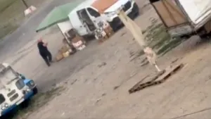 O dronă controlată de ruși a vânat și a atacat un vânzător de legume din Herson
