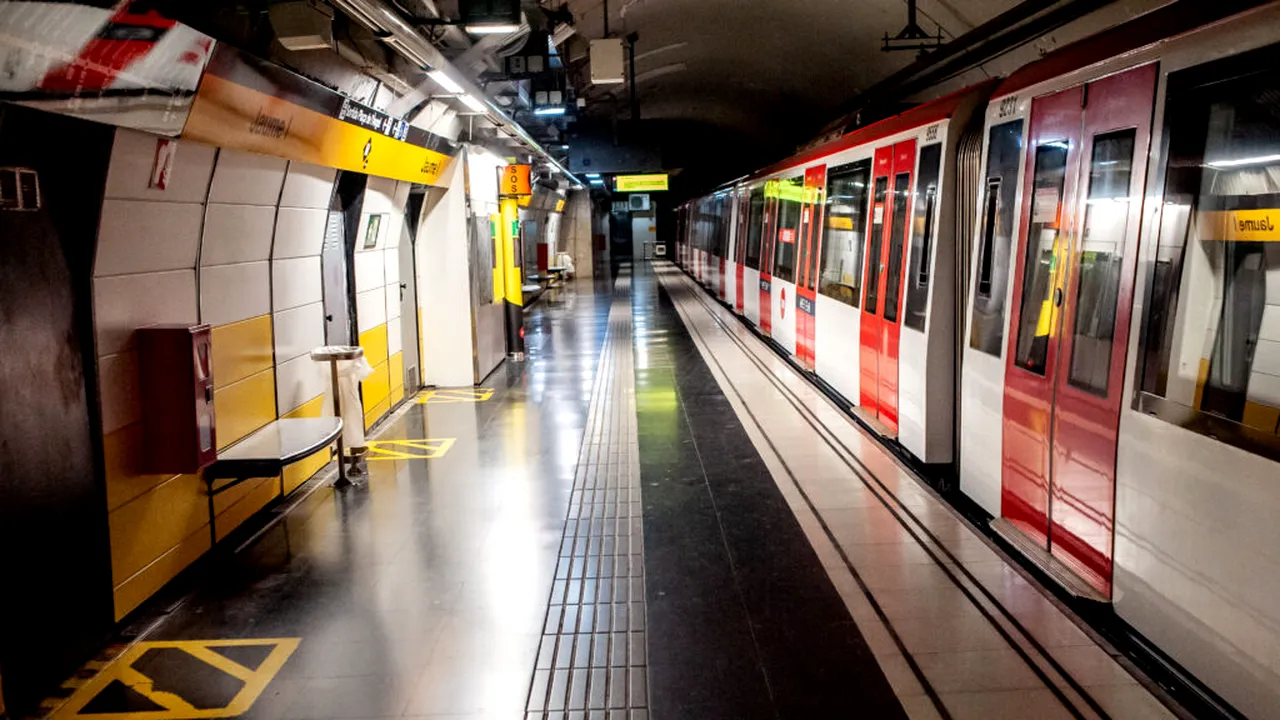 O sută de ani de istorie a rețelei de transport. Barcelona deschide publicului, pentru prima dată în istorie, „stațiile fantomă” ale metroului