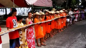 Cel mai mare carpaccio de ton, preparat în Polinezia Franceză - FOTO