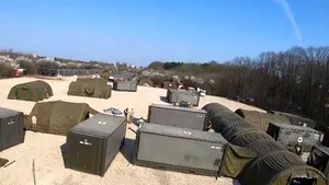 5 zile în 50 de secunde | Cum a construit armata un spital pentru bolnavii de COVID-19