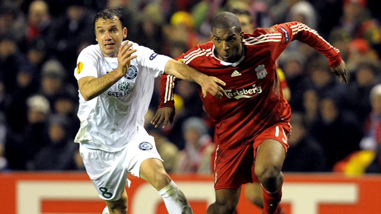 Presa engleză critică evoluţia lui Liverpool în meciul cu Unirea