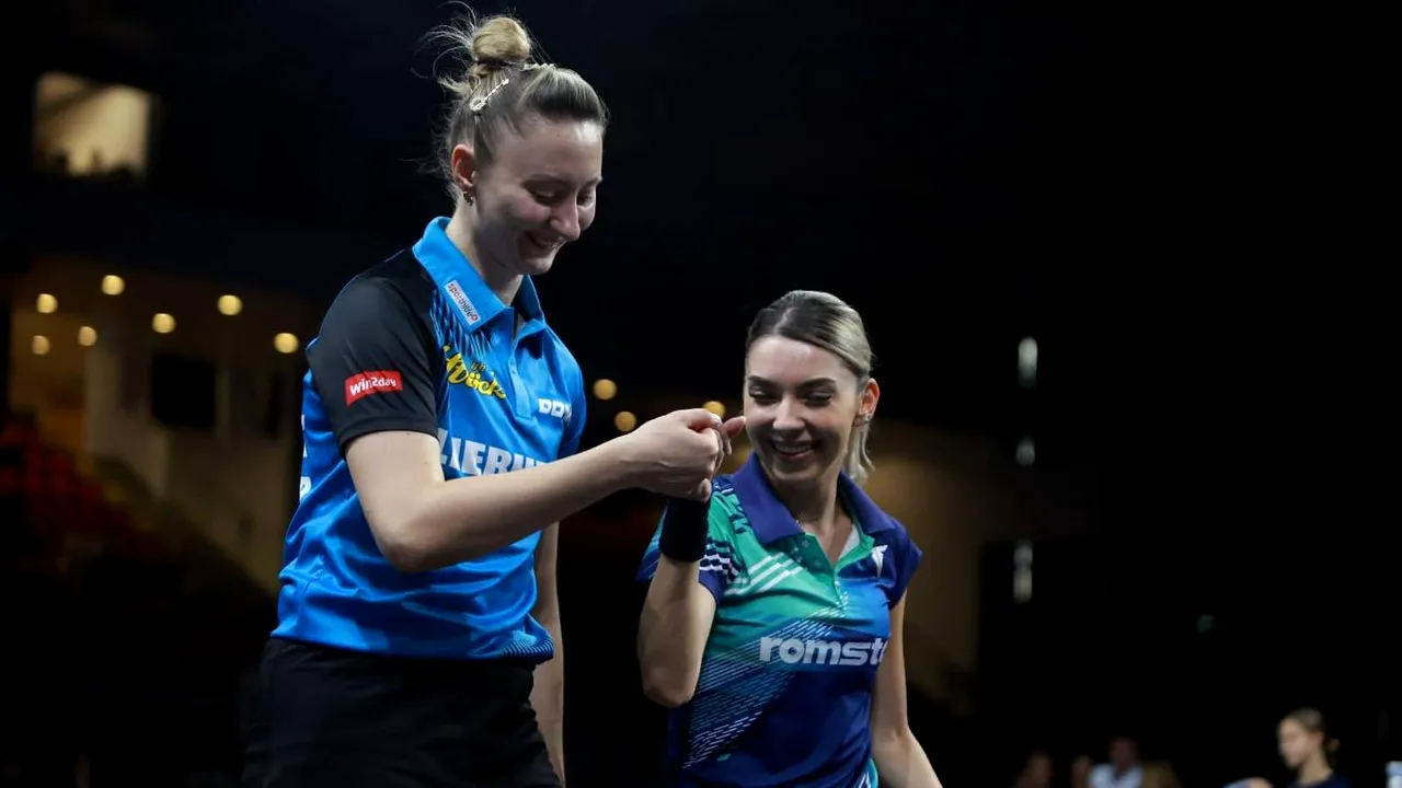 Argint pentru România în proba de dublu feminin la Campionatele Europene de tenis de masă