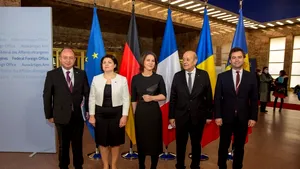 România, Germania şi Franţa au organizat o conferinţă internaţională pentru Republica Moldova. Bogdan Aurescu a anunţat rezultatele