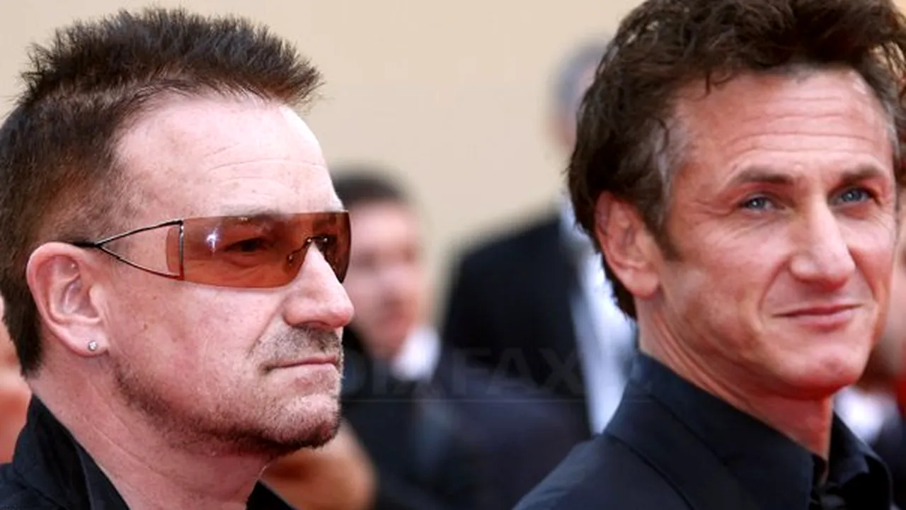 Sean Penn şi-a celebrat a 50-a aniversare alături de Bono, în mai multe baruri irlandeze