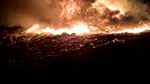 Incendiu la groapă de gunoi din Oradea. Peste 20 de pompieri au intervenit