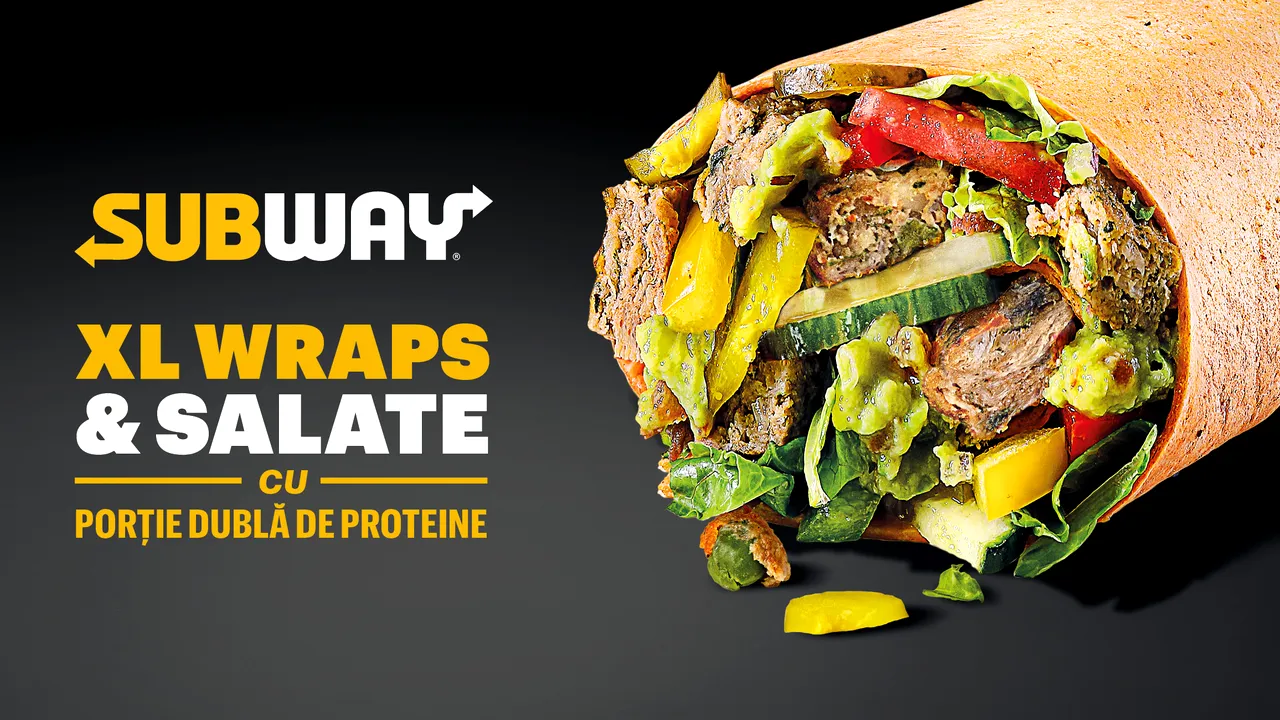 Subway lansează produse în varianta XL cu porţie dublă de proteine