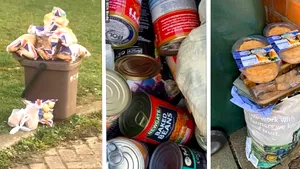 „Porci risipitori”! Au cumpărat tone de mâncare, iar acum aruncă produse sigilate la gunoi