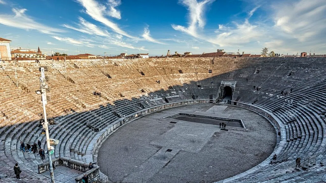 O arenă romană în care au fost lupte cu gladiatori este modernizată pentru a găzdui evenimente de la Jocurile Olimpice