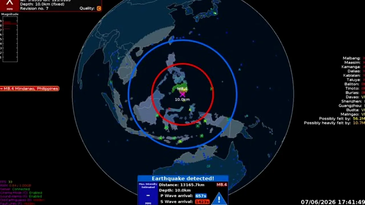 Cutremur de 7,8 în sudul Filipinelor / Se anunță tsunami pe unele coaste
