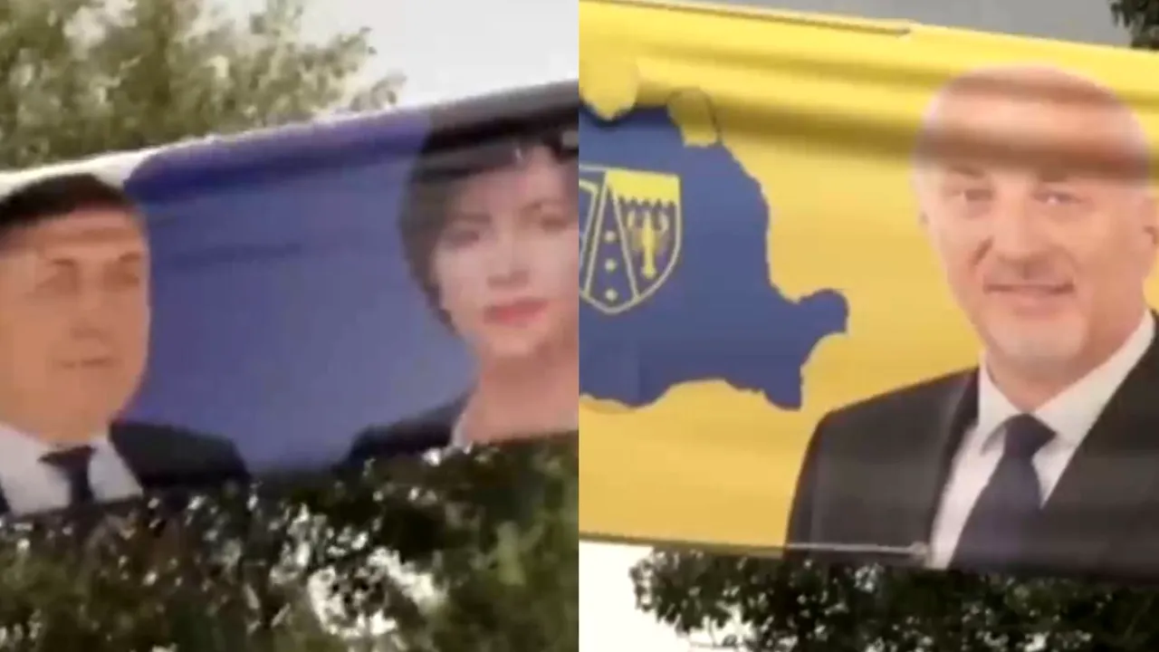 Anomalia politică a anului. Candidează independent, dar e susţinut şi de PSD şi PNL şi are bannere cu ambele formaţiuni politice 
