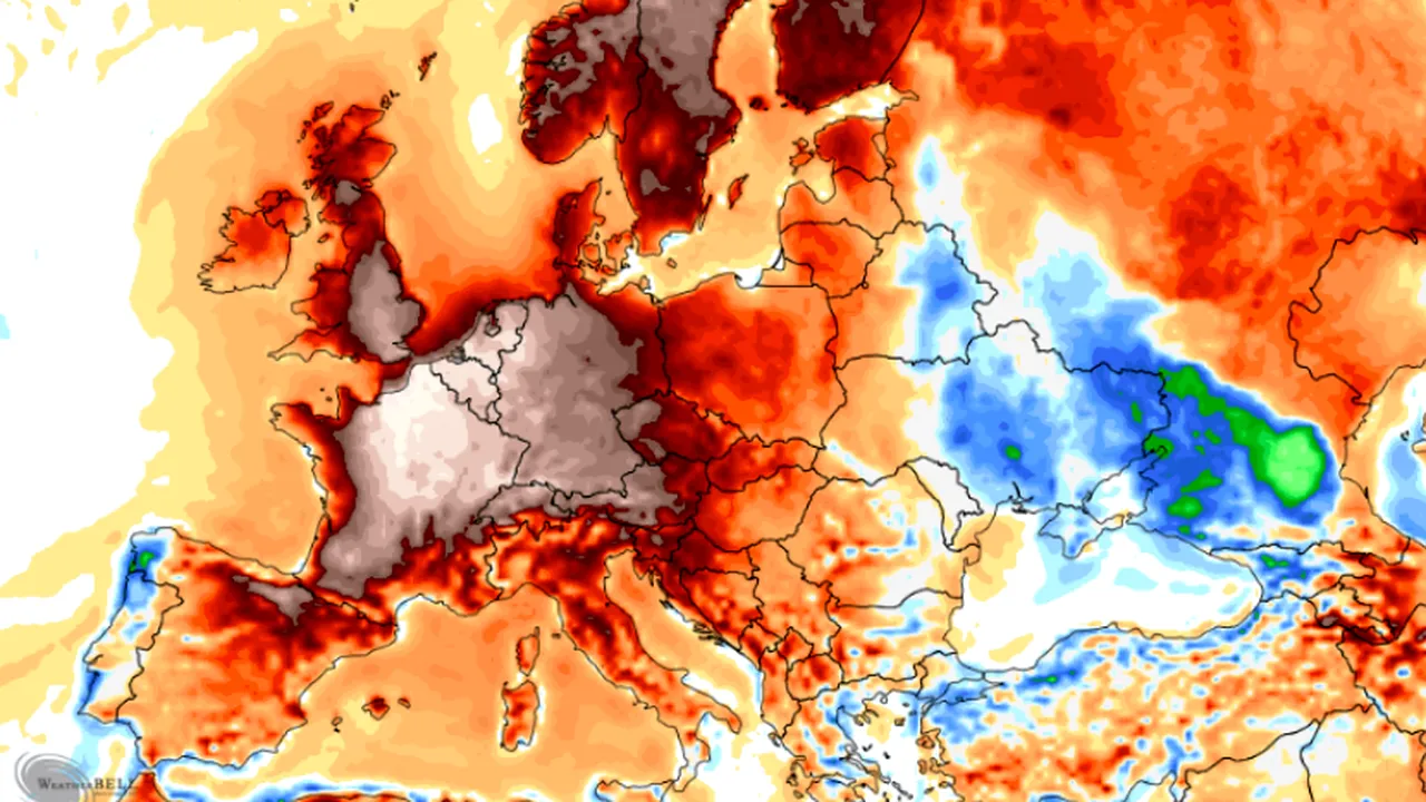 Europa este afectată de un nou val de caniculă. Temperaturile din Paris vor depăşi recordul din 1947