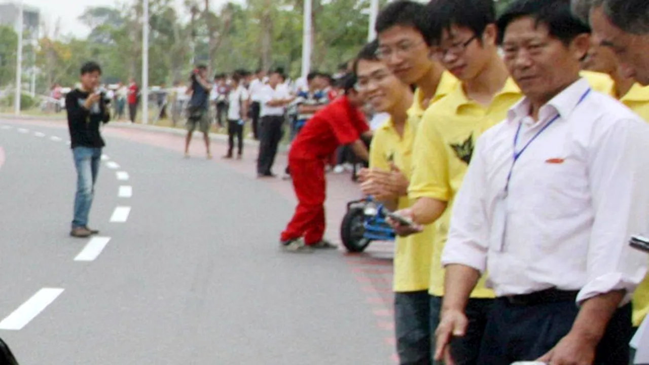 Maratonişti trişori în China