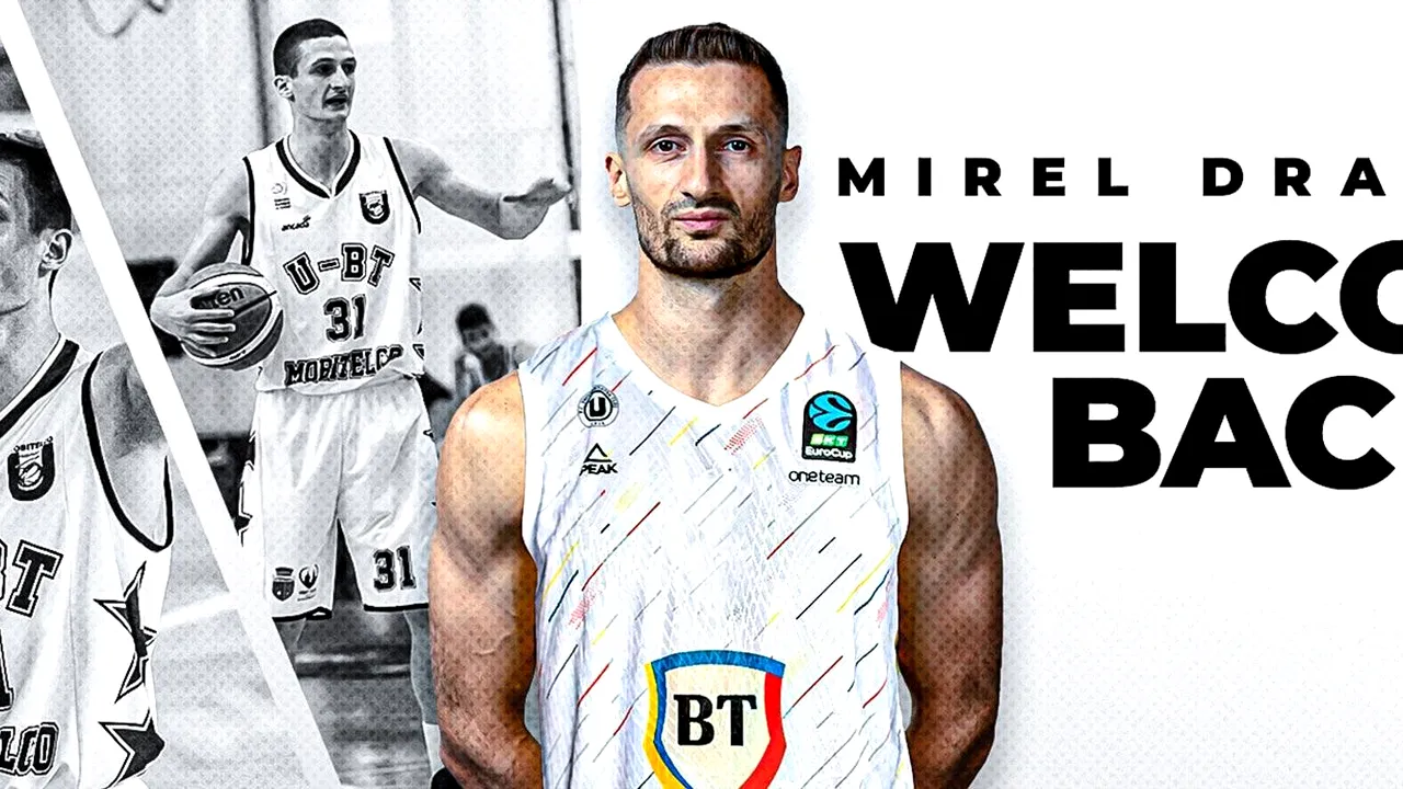 U-BT Cluj-Napoca anunţă transferul lui Mirel Dragoste