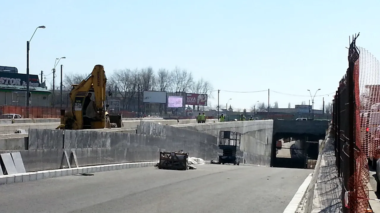 Primarul General al Capitalei somează din nou constructorul Pasajului Rutier de la Piaţa Sudului