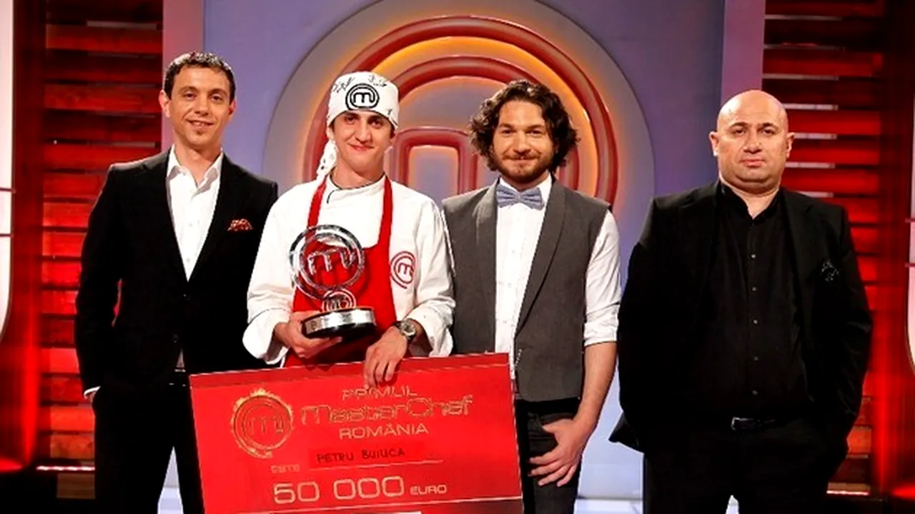 FINALA MASTERCHEF: Petru Buiuca, câştigătorul marelui premiu în valoare de 50.000 de euro