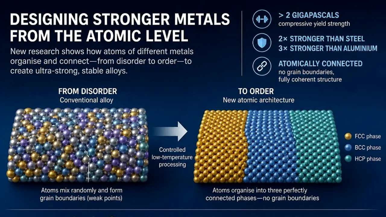 Premieră în știința materialelor: un superaliaj care își organizează singur structura atomică