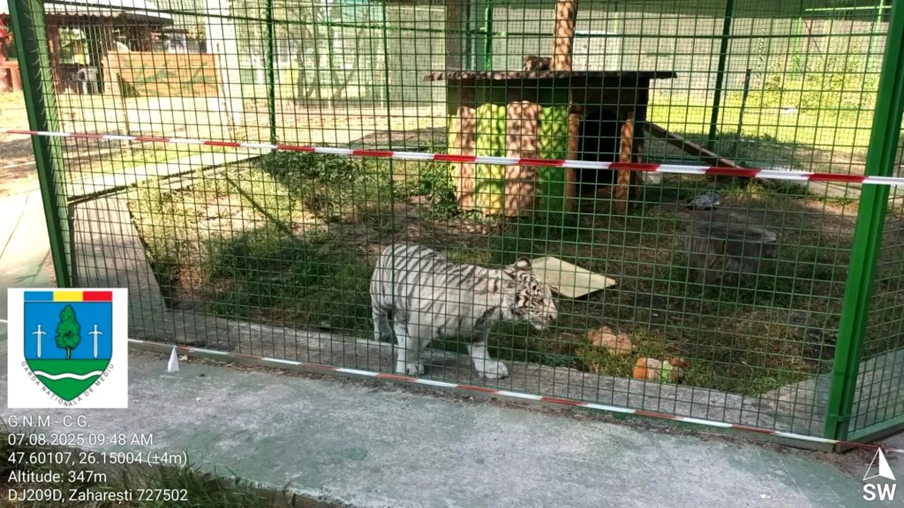 Animal hibrid extrem de rar, crescut fără autorizații în județul Suceava